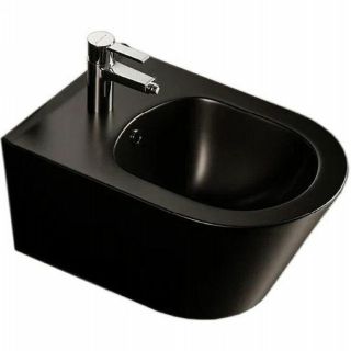 Биде подвесной Boheme Avva 974-B чёрный матовый